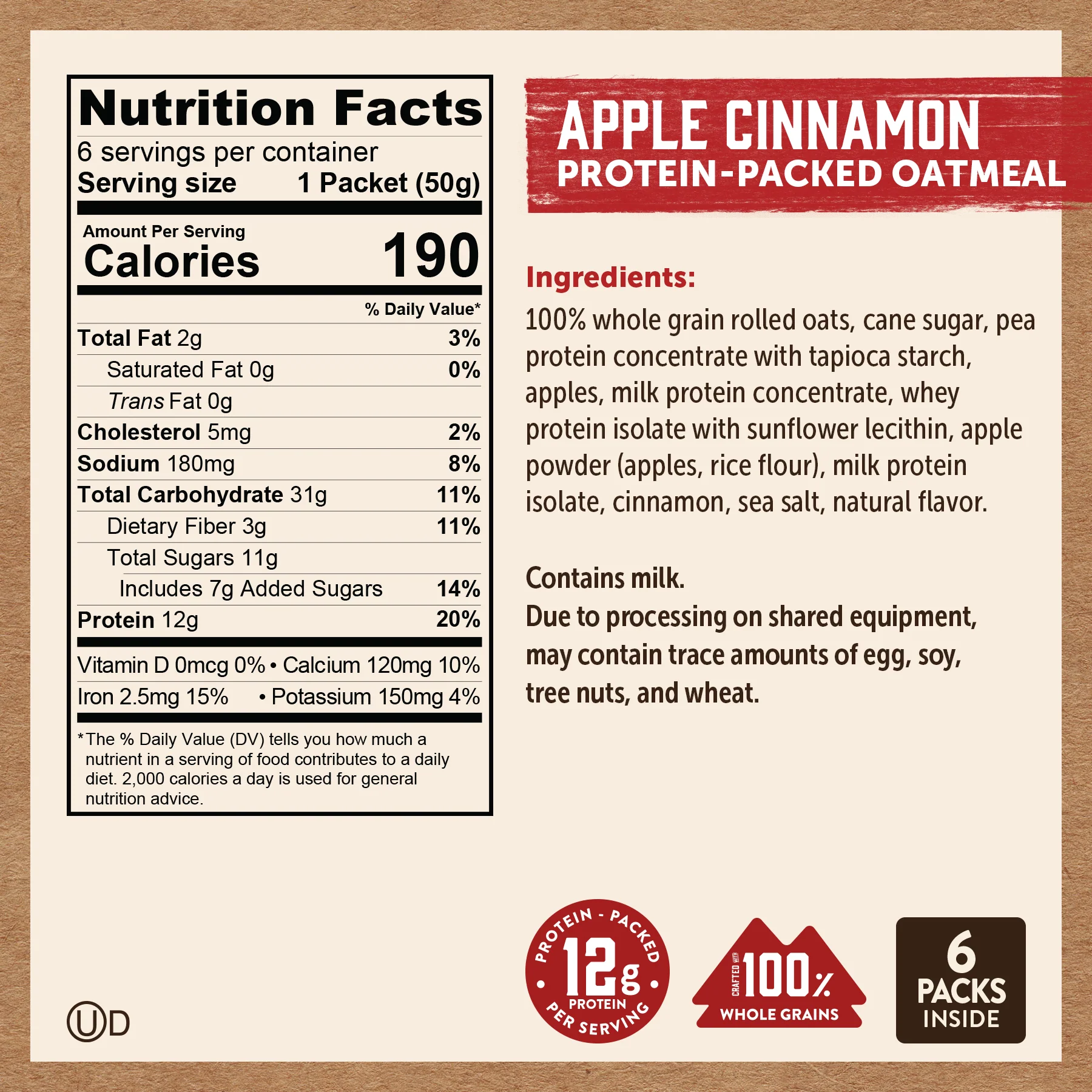 Apple Cinnamon Oatmeal Packets - Image 5