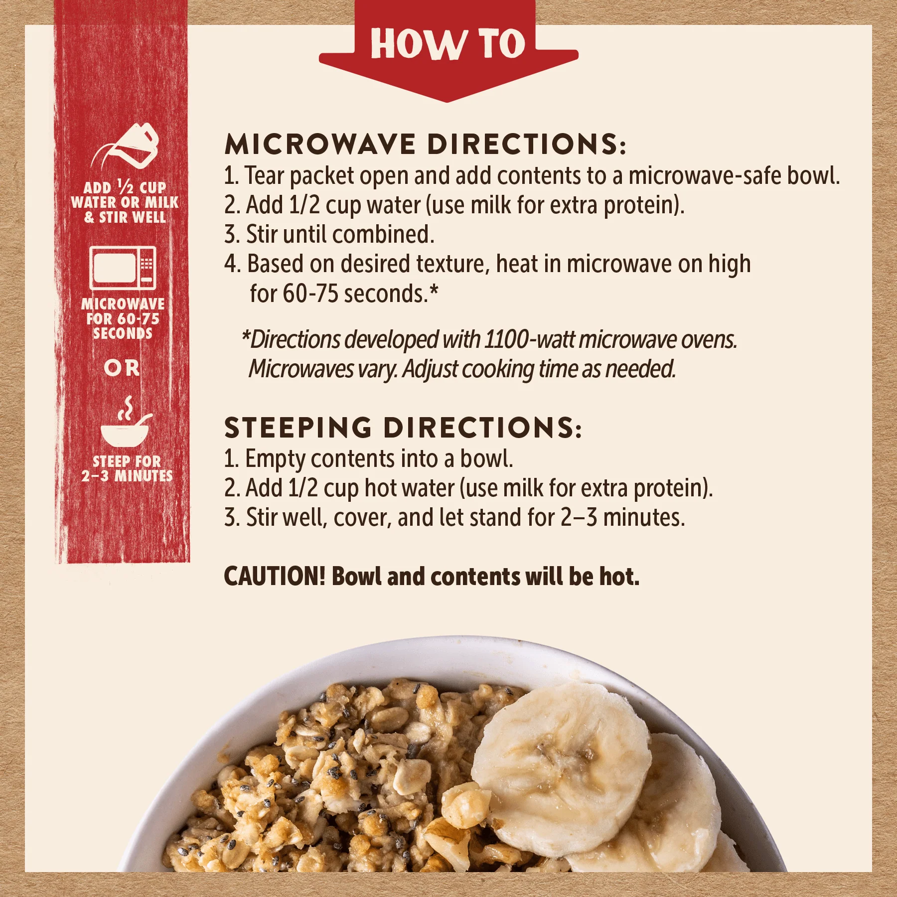 Banana Nut Peak Oatmeal Packets - Image 5