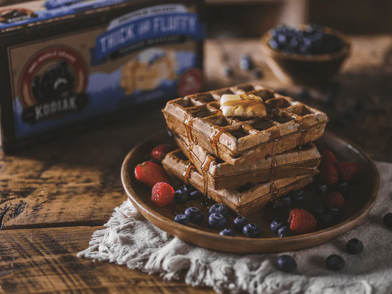 Blueberry Thick and Fluffy Power Waffles - Image 6