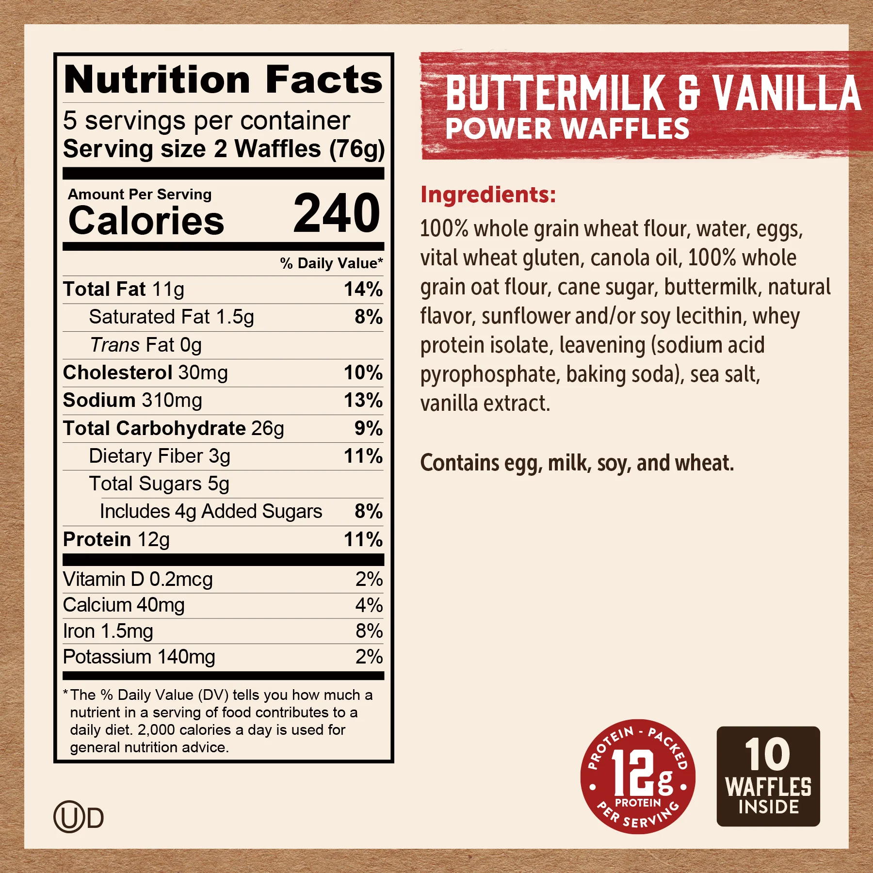 Buttermilk & Vanilla Power Waffles - Image 5
