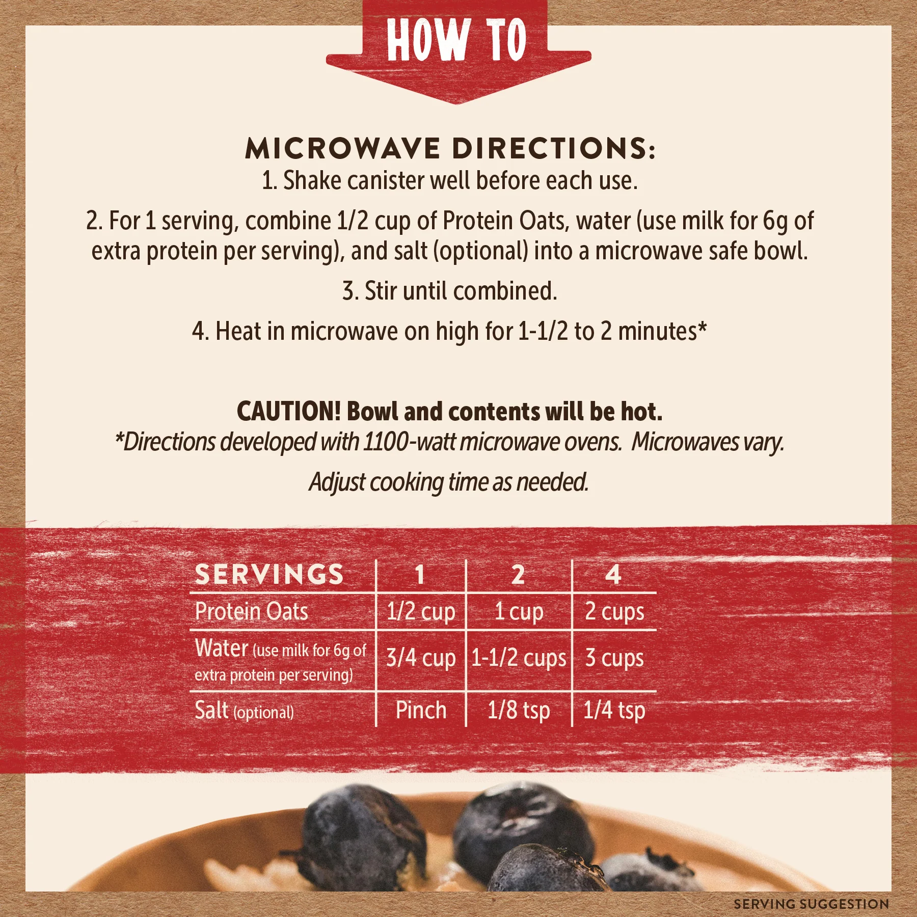 Classic Rolled Oats Oatmeal Canister - Image 4