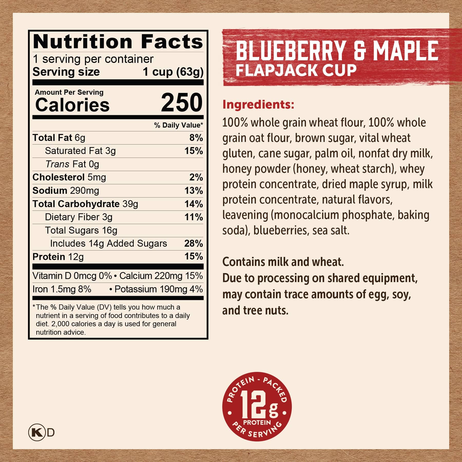 Blueberry & Maple Flapjack Cup - Image 5