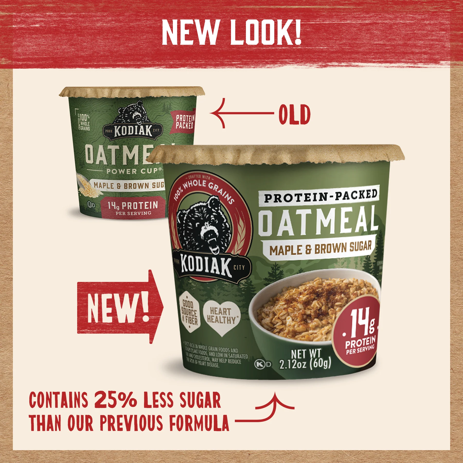 Maple & Brown Sugar Oatmeal Cup - Image 4