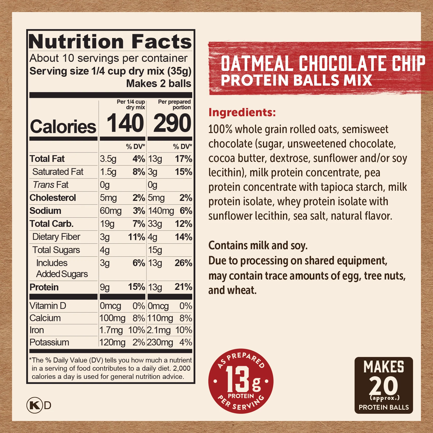 Oatmeal Chocolate Chip Protein Balls - Image 3